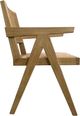 Moe's Home Collection Takashi 2-Piece Natural Arm Chair Set-2