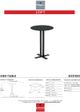 Korson Furniture Loft Black Powder Side Table-1