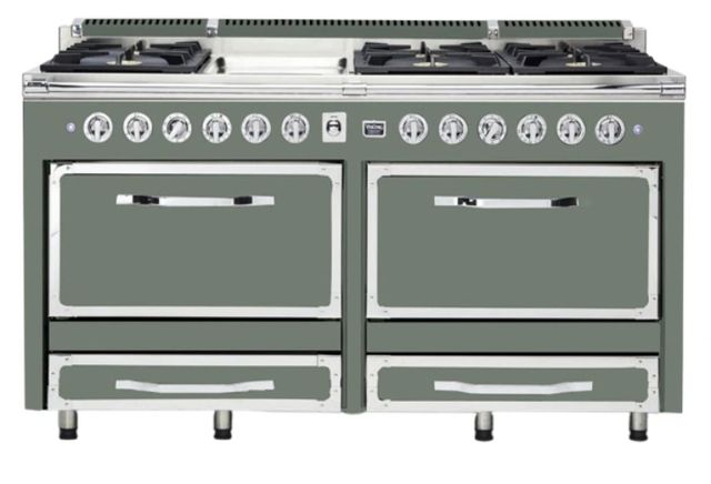 Viking® Tuscany 66" Eucalyptus Pro Style Dual Fuel Range-0