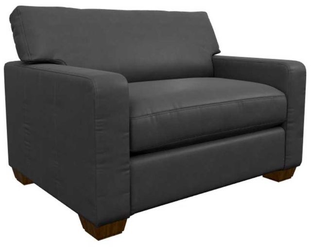 La-Z-Boy® Shiloh Navy Leather Twin Sleep Chair-0