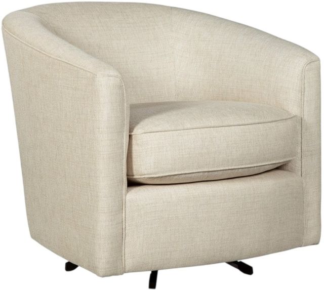 Craftmaster® Customizable Craftmaster Essentials Barrel Swivel Chair-0