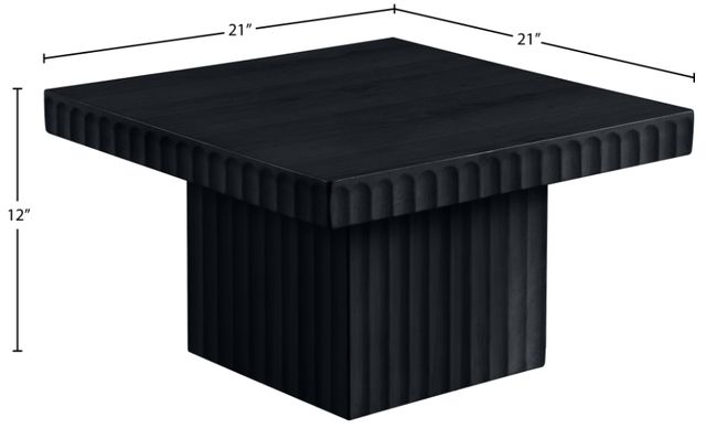 Meridian Furniture Spencer Black 12" Coffee Table-4