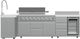 FORNO® Bulnes Series Alta Qualita White Outdoor Kitchen Kits-0