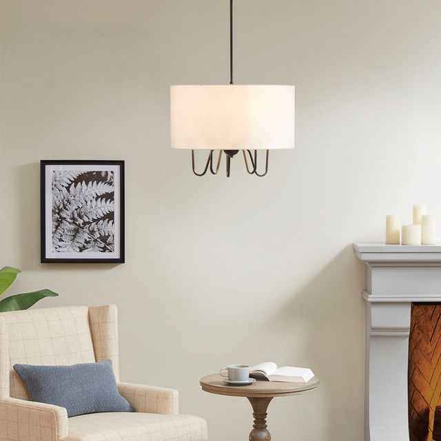 Olliix by Martha Stewart Ellis Black/White Chandelier-3