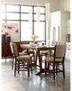Kincaid Furniture Elise Spectrum Sunbrella Fabric & Appalachian Maple Side Chair-3