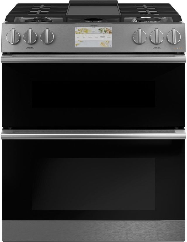 Café™ 30" Platinum Slide In Dual Fuel Range-1