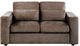 Coaster® Amador Chocolate Upholstered Track Arm Loveseat -1