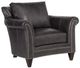 Bradington-Young Richardson Charcoal 8-Way Hand Tie Stationary Chair-0