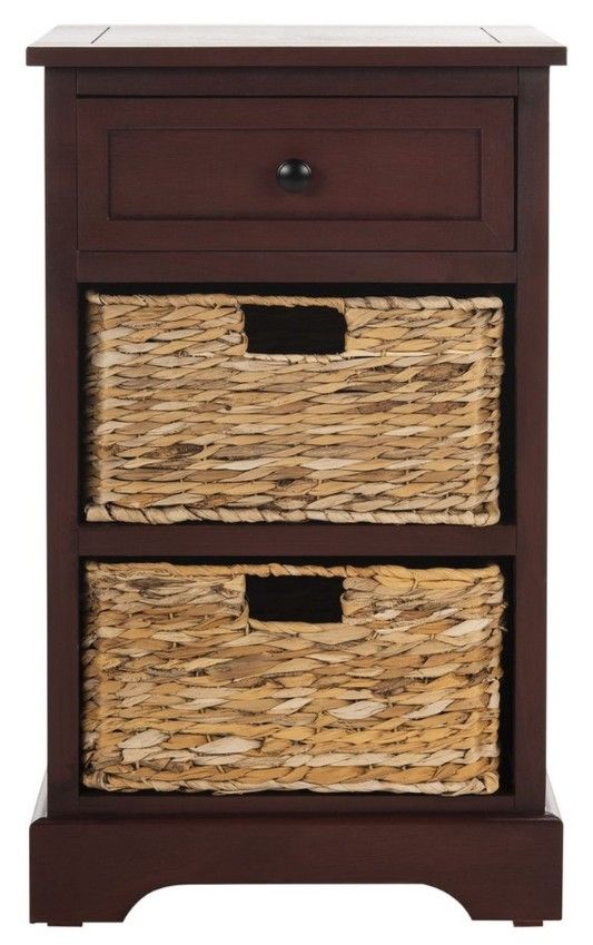 Safavieh Carrie Red Side Table-0