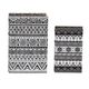 A & B Home 2-Piece Black/White Book Box Set-1