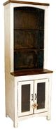 Million Dollar Rustic Pier Weathered White Bookcase-0
