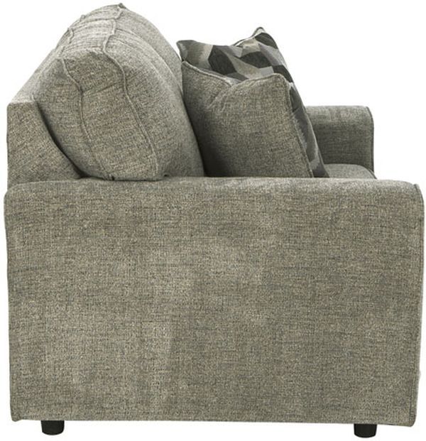Signature Design by Ashley® Cascilla Pewter Loveseat-2