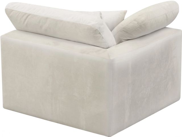 Meridian Furniture Cozy Cream Velvet Corner Chair-1