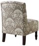 Olliix by Madison Park Taupe Lola Tufted Armless Chair-3