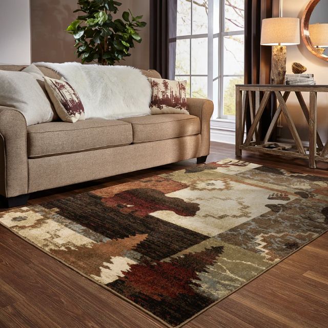 Oriental Weavers™ Woodlands 5'x7' Style 2 Area Rug-1