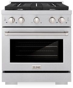 ZLINE 30" Satin Stainless Steel Pro Style Gas Range