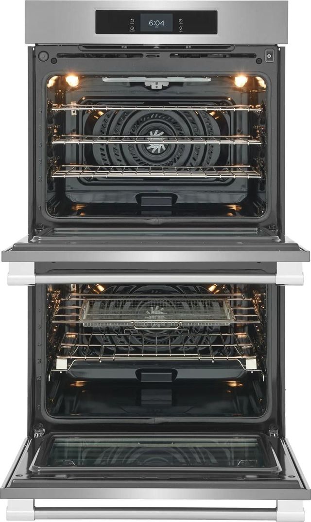 Frigidaire Professional® 30'' Smudge-Proof® Stainless Steel Double Electric Wall Oven with Stone-Baked Pizza-1