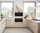 Wolf® M Series 30" Stainless Steel Contemporary Double Electric Built in Wall Oven-3