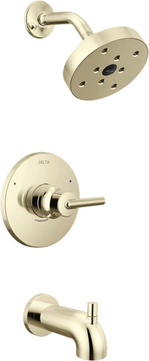 Delta Trinsic® Monitor® 14 Series Polished Nickel H2Okinetic® Single Handle Tub and Shower Trim-0