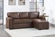 Global Furniture USA U0203 Coffee Reversible Pull Out Sofa Bed-2