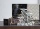A & B Home Sylvie Clear Pillar Candle Holder-1