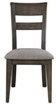 Liberty Furniture Double Bridge Dark Chestnut/Gray Splat Back Side Chair-2