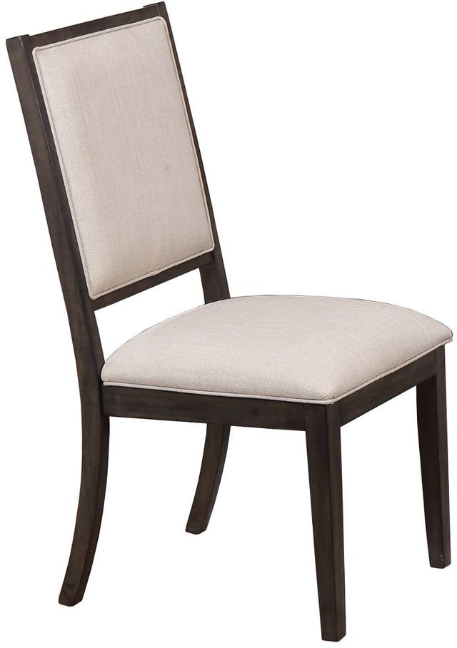 Winners Only® Hartford Deep Washed Gray/Vanilla Dining Side Chair-0