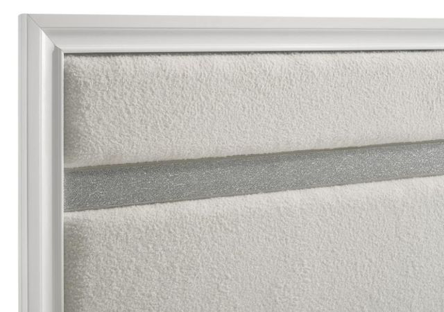 Coaster® Miranda White Eastern King Upholstered Panel Bed -2