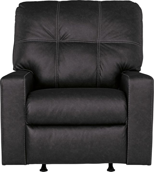 Benchcraft® Barlin Mills Carbon Manual Rocker Recliner-2