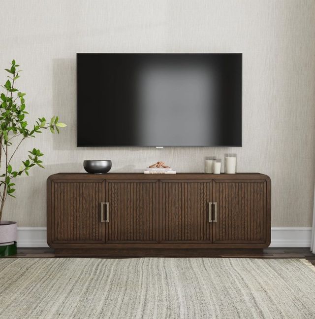 Flexsteel® Athens Chocolate Brown Large Entertainment Base-1