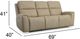 Flexsteel® Jarvis Parchment Reclining Sofa with Power Headrests-4