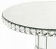 ACME Furniture Lotus Mirrored Accent Table with Faux Crystal Diamond Accents-1