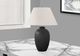 Monarch Specialties Inc. 24"H Black Ceramic Table Lamp-4