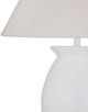 Bassett Mirror Koler Matte White Table Lamp-1