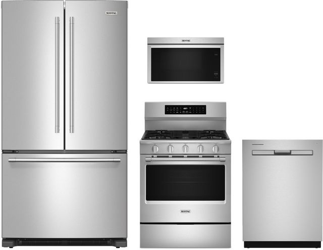 Maytag® 4 Piece Fingerprint Resistant Stainless Steel Kitchen Package-0