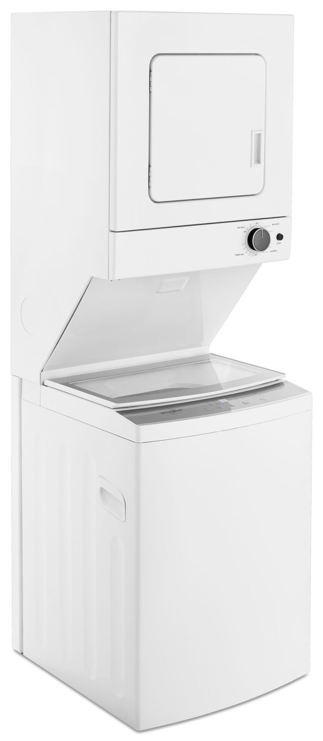 Whirlpool® 1.6 Cu. Ft. Washer, 3.4 Cu. Ft. Dryer White Electric Stacked Laundry-6