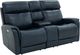 Flexsteel® View Dove Power Reclining Loveseat with Console, Power Headrests and Lumbar-0