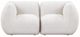 TOV Furniture Arezza Stone White 80" Loveseat-3