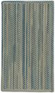Capel Rugs Fusion Blue Taupe 23" x 9' Vertical Stripe Rectangle Runner Rug-0