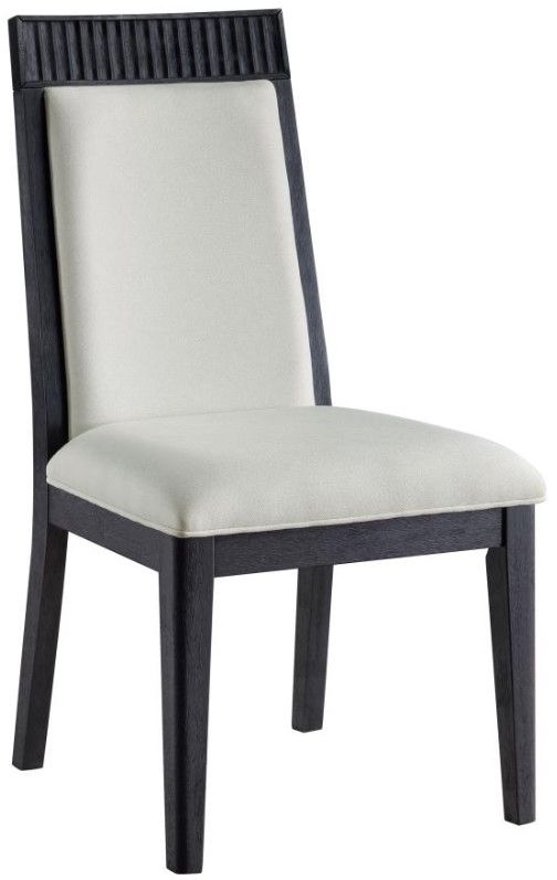 Coaster® Brookmead 5-Piece Black/Ivory Leaf Dining Set-3