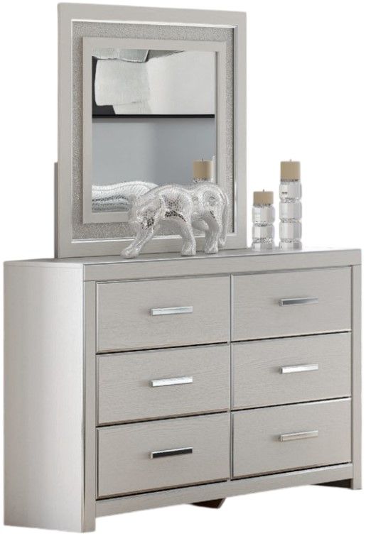 Signature Design by Ashley® Zuraleus Matte White Dresser-1