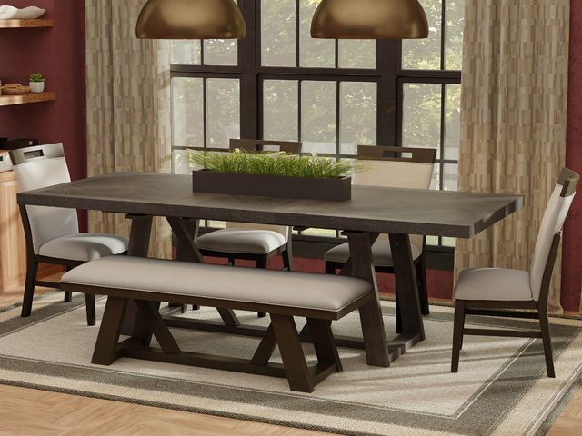 Charcoal Dining Set, Dining Bench Free!-2