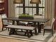 Charcoal Dining Set, Dining Bench Free!-2