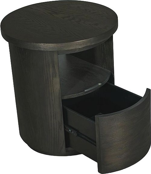Magnussen Home® Bosley Coffee Bean Round End Table-2