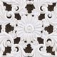 Olliix by Madison Park White Mandala Trinity 3 Piece White and Brown 3D Embellished Linen Canvas-2
