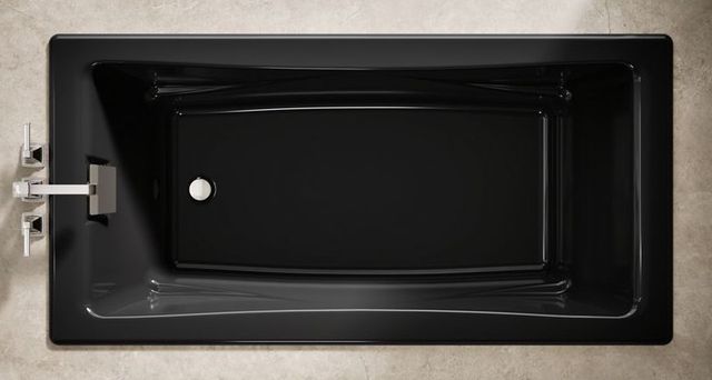 KOHLER® Tea-for-Two® Black 72" x 36" Drop-In Bath-3