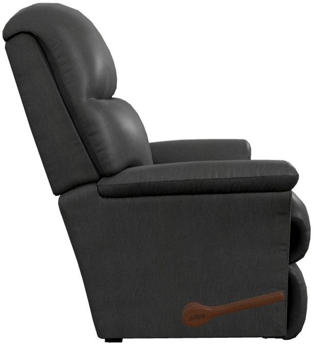 La-Z-Boy® Reed Licorice Leather Manual Wall Recliner-3