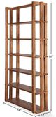 Parker House® Crossings Downtown Amber Bookcase-2