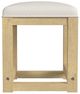 Elements International Ridgemont Natural Dressing Stool-3
