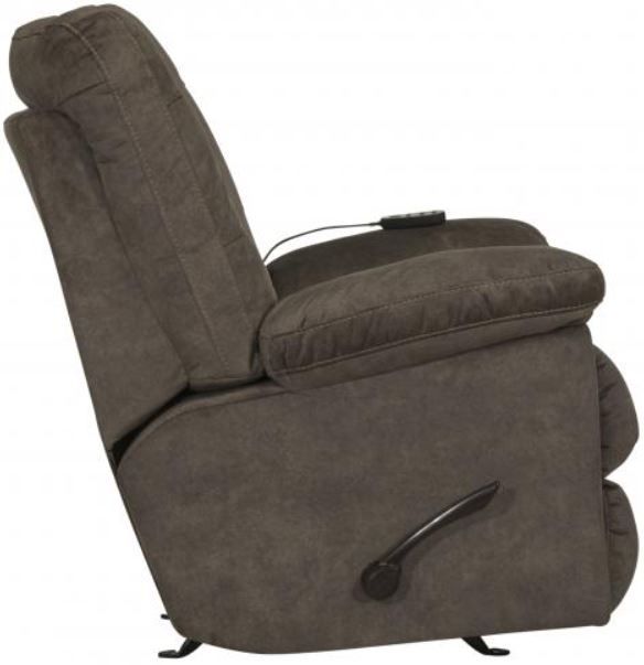 Catnapper® Manfred Ebony Manual Rocker Recliner with Heat and Massage-2